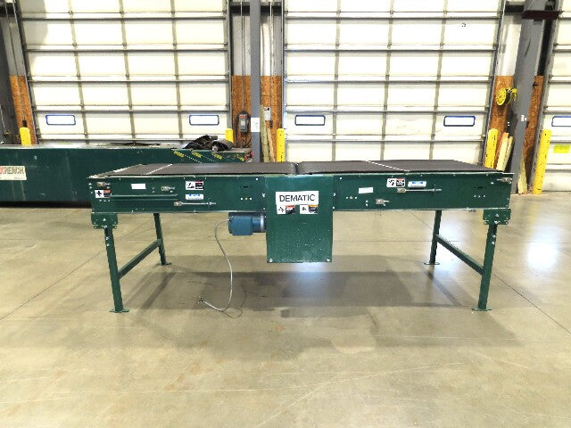 Dematic 39"x 10' Gapper Conveyor 34" Belt 2-Speed Package Gapping 90/160fpm