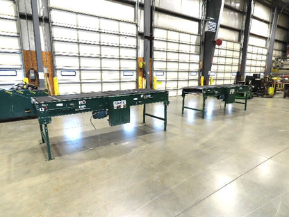 Dematic 39"x 10' Gapper Conveyor 34" Belt 2-Speed Package Gapping 90/160fpm