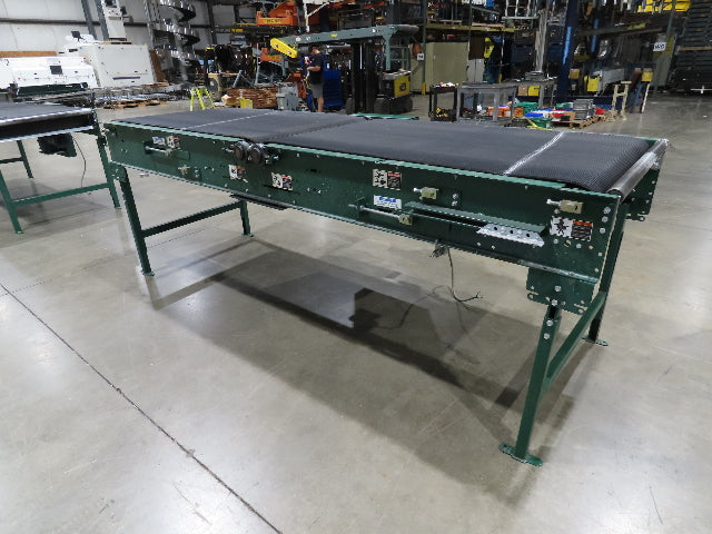 Dematic 39"x 10' Gapper Conveyor 34" Belt 2-Speed Package Gapping 90/160fpm