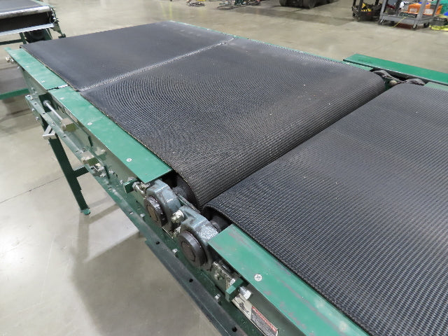 Dematic 39"x 10' Gapper Conveyor 34" Belt 2-Speed Package Gapping 90/160fpm