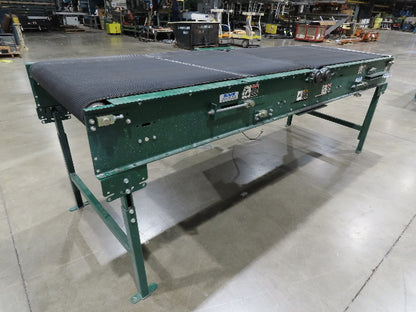 Dematic 39"x 10' Gapper Conveyor 34" Belt 2-Speed Package Gapping 90/160fpm