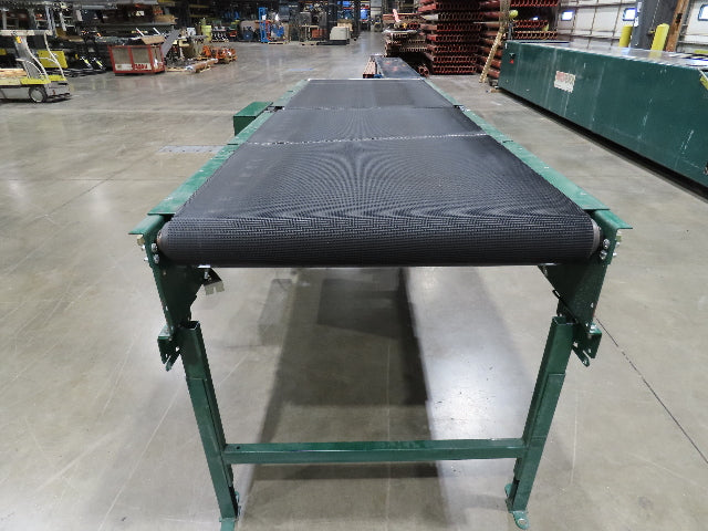 Dematic 39"x 10' Gapper Conveyor 34" Belt 2-Speed Package Gapping 90/160fpm