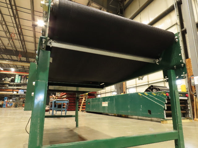 Dematic 39"x 10' Gapper Conveyor 34" Belt 2-Speed Package Gapping 90/160fpm