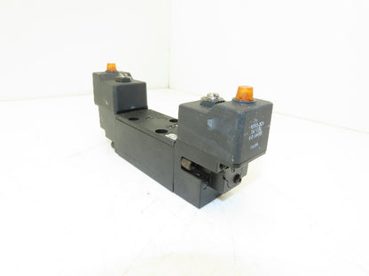 Parker AL43VXXBK04900B Pneumatic Air Valve Dual Solenoid 3 Position 150PSI 24VDC