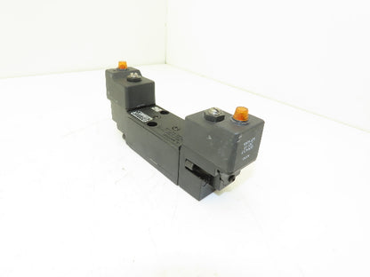 Parker AL43VXXBK04900B Pneumatic Air Valve Dual Solenoid 3 Position 150PSI 24VDC