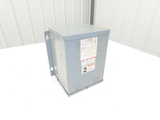 Square D 2S1F Step Down Power Transformer 2KVA 1pH HV 240/480 LV 120/240V