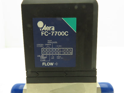 Aera FC-7700C Mass Flow Controller 20 SCCM Stainless Steel Gas FC7700C
