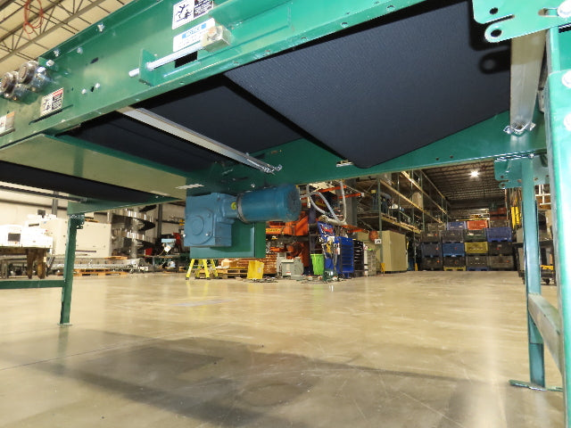 Dematic 39"x 10' Gapper Conveyor 34" Belt 2-Speed Package Gapping 90/165fpm