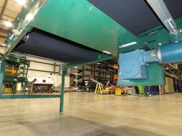 Dematic 39"x 10' Gapper Conveyor 34" Belt 2-Speed Package Gapping 90/165fpm