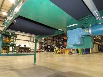 Dematic 39"x 10' Gapper Conveyor 34" Belt 2-Speed Package Gapping 90/165fpm