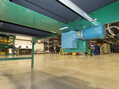 Dematic 39"x 10' Gapper Conveyor 34" Belt 2-Speed Package Gapping 90/165fpm