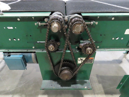 Dematic 39"x 10' Gapper Conveyor 34" Belt 2-Speed Package Gapping 90/165fpm