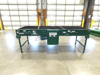 Dematic 39"x 10' Gapper Conveyor 34" Belt 2-Speed Package Gapping 90/165fpm