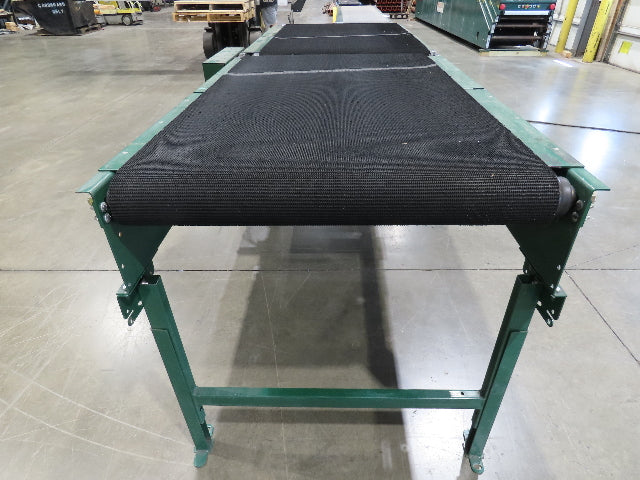 Dematic 39"x 10' Gapper Conveyor 34" Belt 2-Speed Package Gapping 90/165fpm