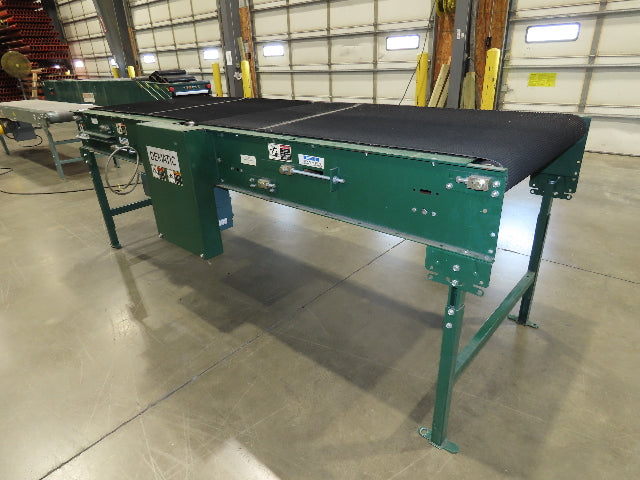 Dematic 39"x 10' Gapper Conveyor 34" Belt 2-Speed Package Gapping 90/165fpm