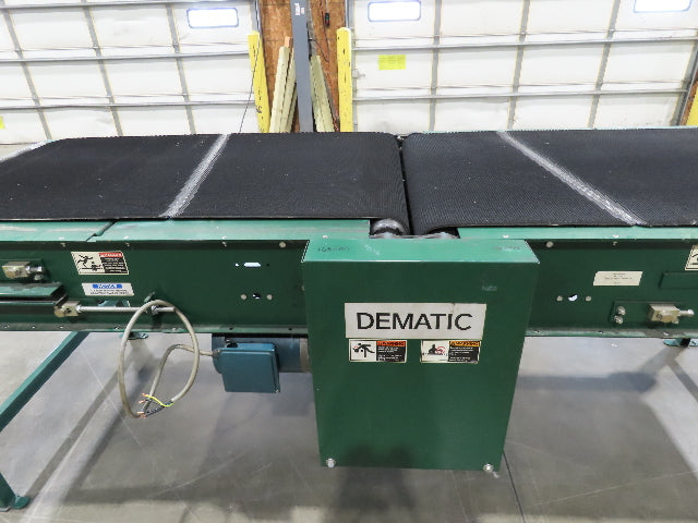 Dematic 39"x 10' Gapper Conveyor 34" Belt 2-Speed Package Gapping 90/165fpm