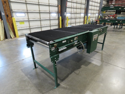 Dematic 39"x 10' Gapper Conveyor 34" Belt 2-Speed Package Gapping 90/165fpm