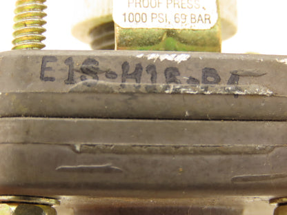 Barksdale E1S-H15-P4 Adjustable Pressure Switch 0.5-15PSI 10A 125/250V 1/8" NPT