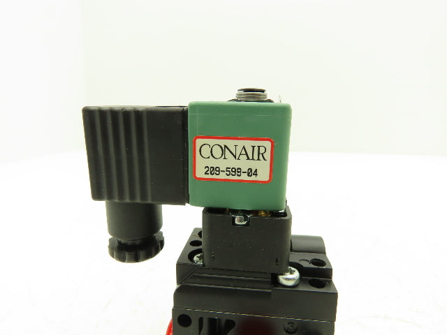 Conair 209-599-04 Asco Pneumatic Air Valve Solenoid 24VDC 1/8" NPT 263-1010-01