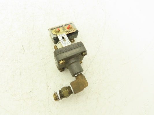 Barksdale E1S-H15-P4-E1 Adjustable Pressure Switch 0.5-15PSI 125/250V 1/8" NPT