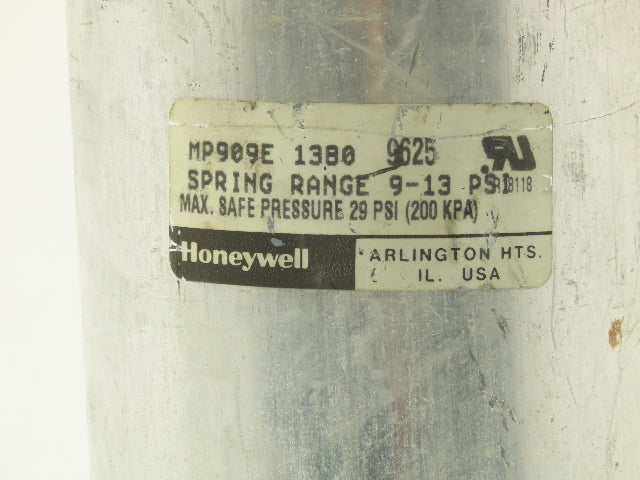 Honeywell MP909E 1380 9625 Pneumatic Damper Actuator Spring Return 9-13PSI