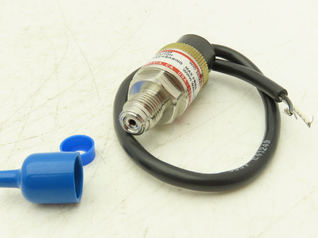 Wasco SP129-55W2B/7456 Electronic Pressure Switch 125PSI 250VAC 5A 1/8"NPT