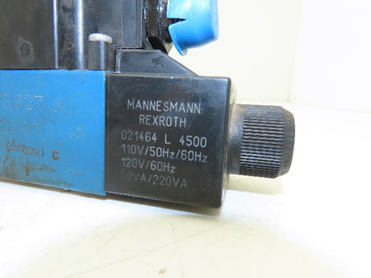 Rexroth 4WE6RB61/EW110N9DK23 Hydraulic Directional Valve Single Solenoid 110V