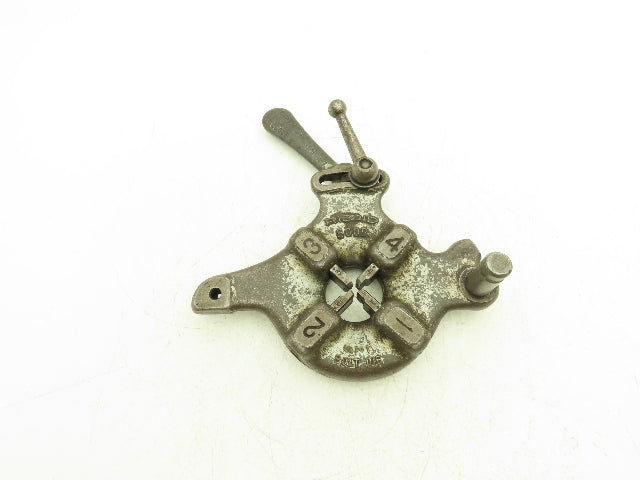 Ridgid 500B Bolt Die Head 1/4-1" with 3/8"-16 UNC Dies E-671 Handle