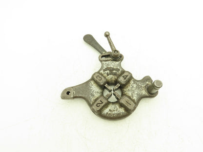 Ridgid 500B Bolt Die Head 1/4-1" with 3/8"-16 UNC Dies E-671 Handle