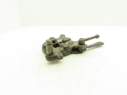 Ridgid 500B Bolt Die Head 1/4-1" with 3/8"-16 UNC Dies E-671 Handle