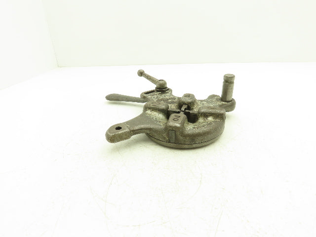 Ridgid 500B Bolt Die Head 1/4-1" with 3/8"-16 UNC Dies E-671 Handle