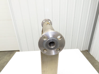 Micro Motion S100S128 Mass Flow Sensor 1" Flanged Coriolis Meter 2250 PSI