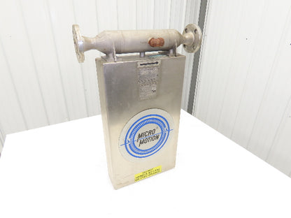 Micro Motion S100S128 Mass Flow Sensor 1" Flanged Coriolis Meter 2250 PSI