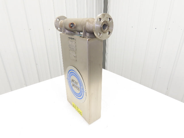 Micro Motion S100S128 Mass Flow Sensor 1" Flanged Coriolis Meter 2250 PSI