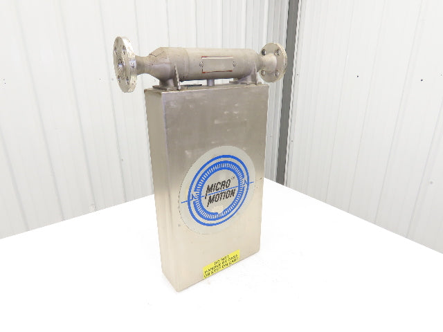 Micro Motion S100S128 Mass Flow Sensor 1" Flanged Coriolis Meter 2250 PSI