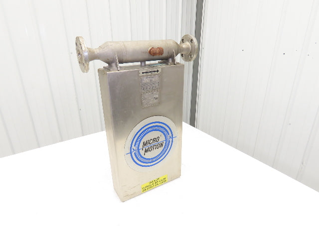Micro Motion S100S128 Mass Flow Sensor 1" Flanged Coriolis Meter 2250 PSI