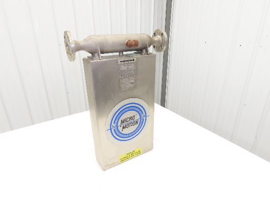 Micro Motion S100S128 Mass Flow Sensor 1" Flanged Coriolis Meter 2250 PSI