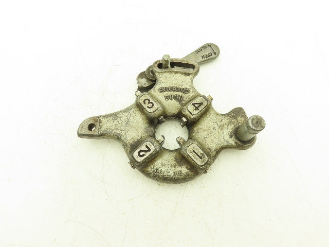 Ridgid 500B Bolt Die Head 1/4-1" with 7/8"-9 UNC Dies  Lock Handle Missing