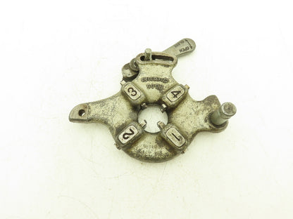 Ridgid 500B Bolt Die Head 1/4-1" with 7/8"-9 UNC Dies  Lock Handle Missing