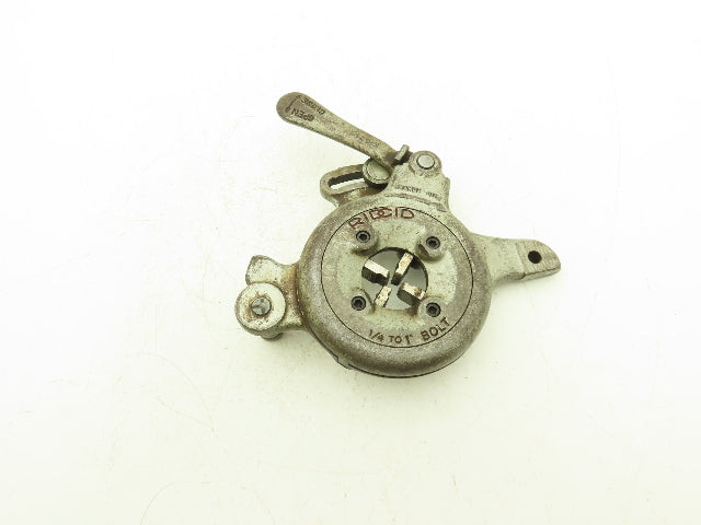 Ridgid 500B Bolt Die Head 1/4-1" with 1/2-13 NC Dies Lock Handle Missing
