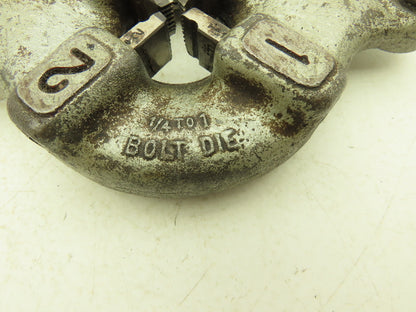 Ridgid 500B Bolt Die Head 1/4-1" with 1/2-13 NC Dies Lock Handle Missing