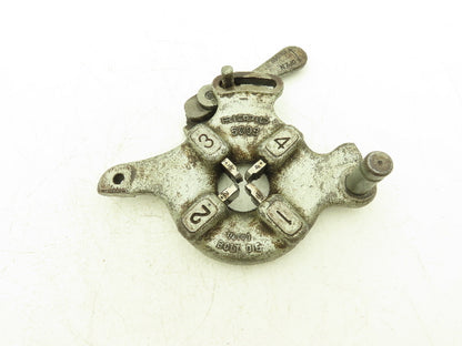 Ridgid 500B Bolt Die Head 1/4-1" with 1/2-13 NC Dies Lock Handle Missing