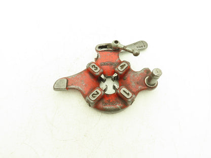 Ridgid No500 Pipe Thread Die Head with 1/2" Dies  E-671 Handle