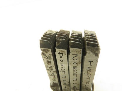 Ridgid 500B Bolt Dies 4- 3/4"-10 Set Of 3 3/4"-10 Set Of 3 1"-8 Mixed Lot Of 3