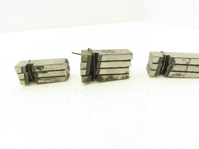 Ridgid 500B Bolt Dies 4- 3/4"-10 Set Of 3 3/4"-10 Set Of 3 1"-8 Mixed Lot Of 3