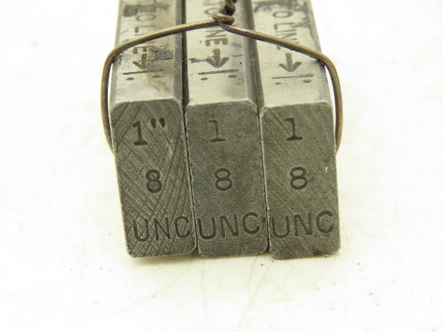 Ridgid 500B Bolt Dies 4- 3/4"-10 Set Of 3 3/4"-10 Set Of 3 1"-8 Mixed Lot Of 3