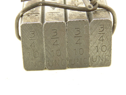 Ridgid 500B Bolt Dies 4- 3/4"-10 Set Of 3 3/4"-10 Set Of 3 1"-8 Mixed Lot Of 3