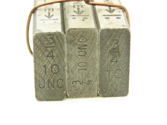 Ridgid 500B Bolt Dies 4- 3/4"-10 Set Of 3 3/4"-10 Set Of 3 1"-8 Mixed Lot Of 3