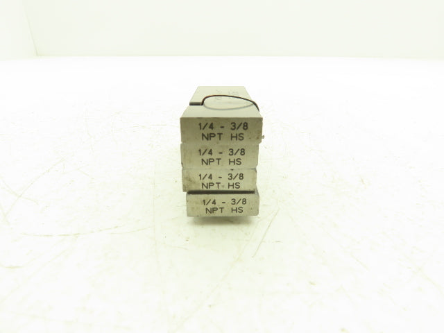 Ridgid 47940 Pipe Thread Dies 1/4"-3/8" NPT 1 Set Of 4