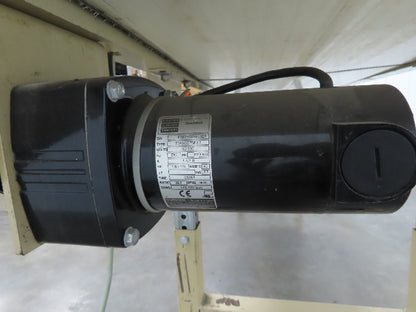 22"x 10' 4" Slider Bed Conveyor on Casters 18" Bed 115V 1PH Variable Speed 54FPM